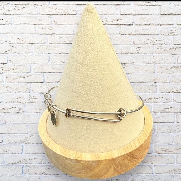 Alex & Ani Adjustable Silver Bracelet - NO CHARM - Picture 2 of 2